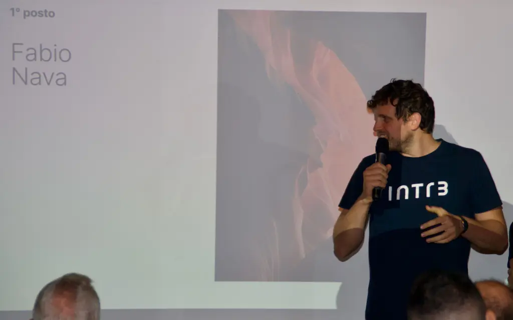 Premiazione di Fabio Nava al contest fotografico