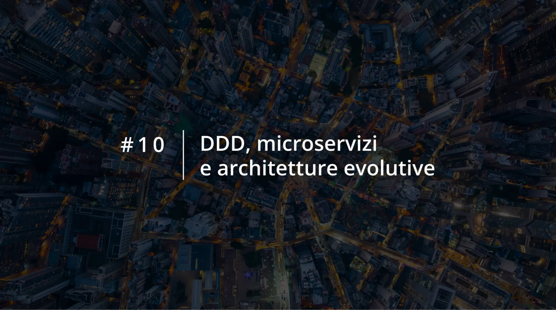 DDD microservizi architetture evolutive ruolo Software Architect