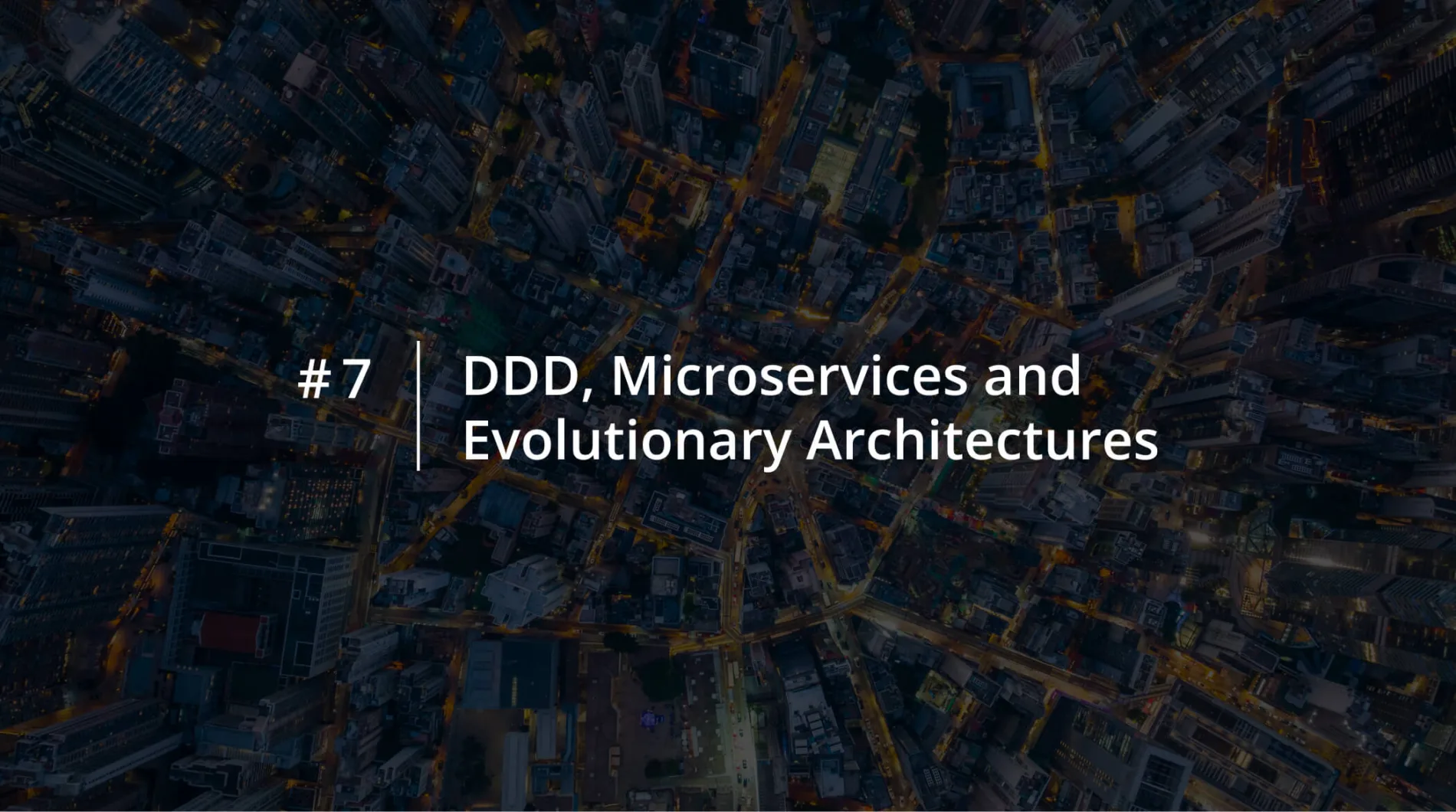 DDD microservices evolutionary architectures