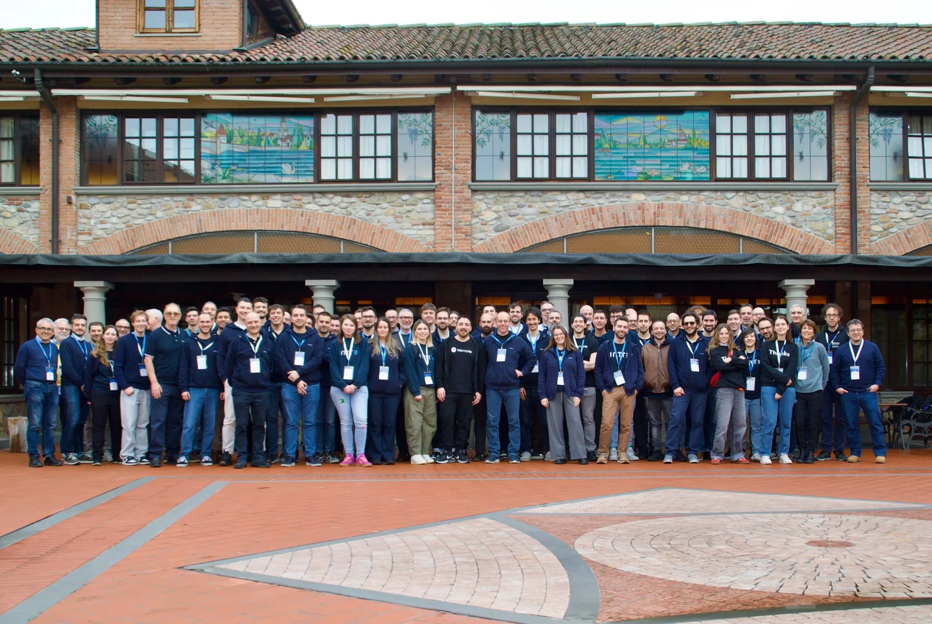 Foto di gruppo scattata all'Intré Camp del 6 febbraio 2026