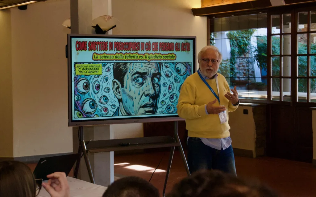 Pierpaolo Muzzolon durante la Unconference, Intré Camp 6 febbraio 2026